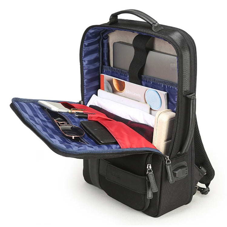 Bopai 751-006561 Large Capacity Business Casual Breathable Laptop Backpack with External USB Interface, Size: 29 x 16 x 44cm, 751-006561