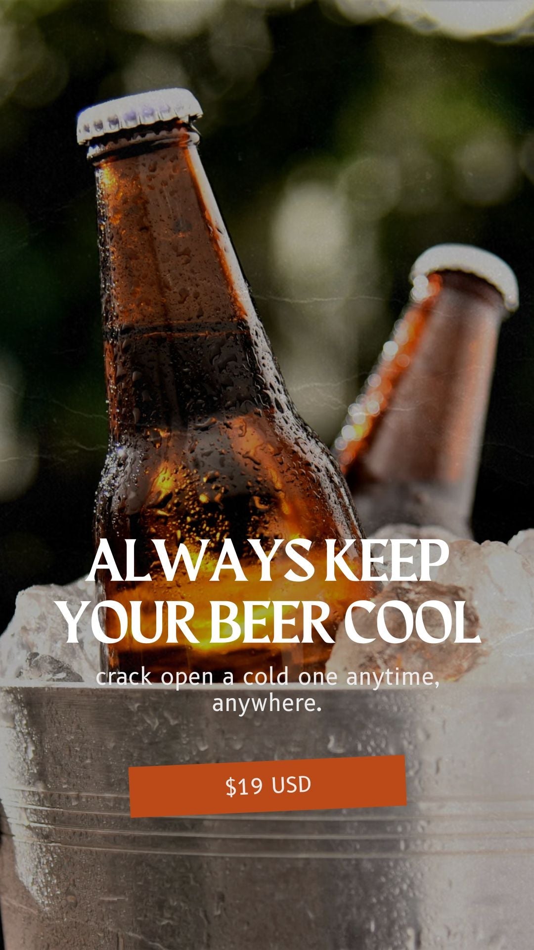 Beer Bottle and Can Cooler with Beer Opener (Black Colour)