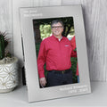 Personalised Free Text 7x5 Inch Silver Photo Frame