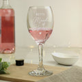 Personalised Maid Of Honour Wine Glass