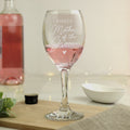 Personalised Mother Of The Groom Wine Glass