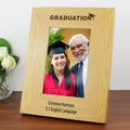 Personalised Graduation 6x4 Inch Oak Finish Photo Frame