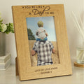 Personalised You're Like A Dad To Me 6x4 Inch Oak Finish Photo Frame