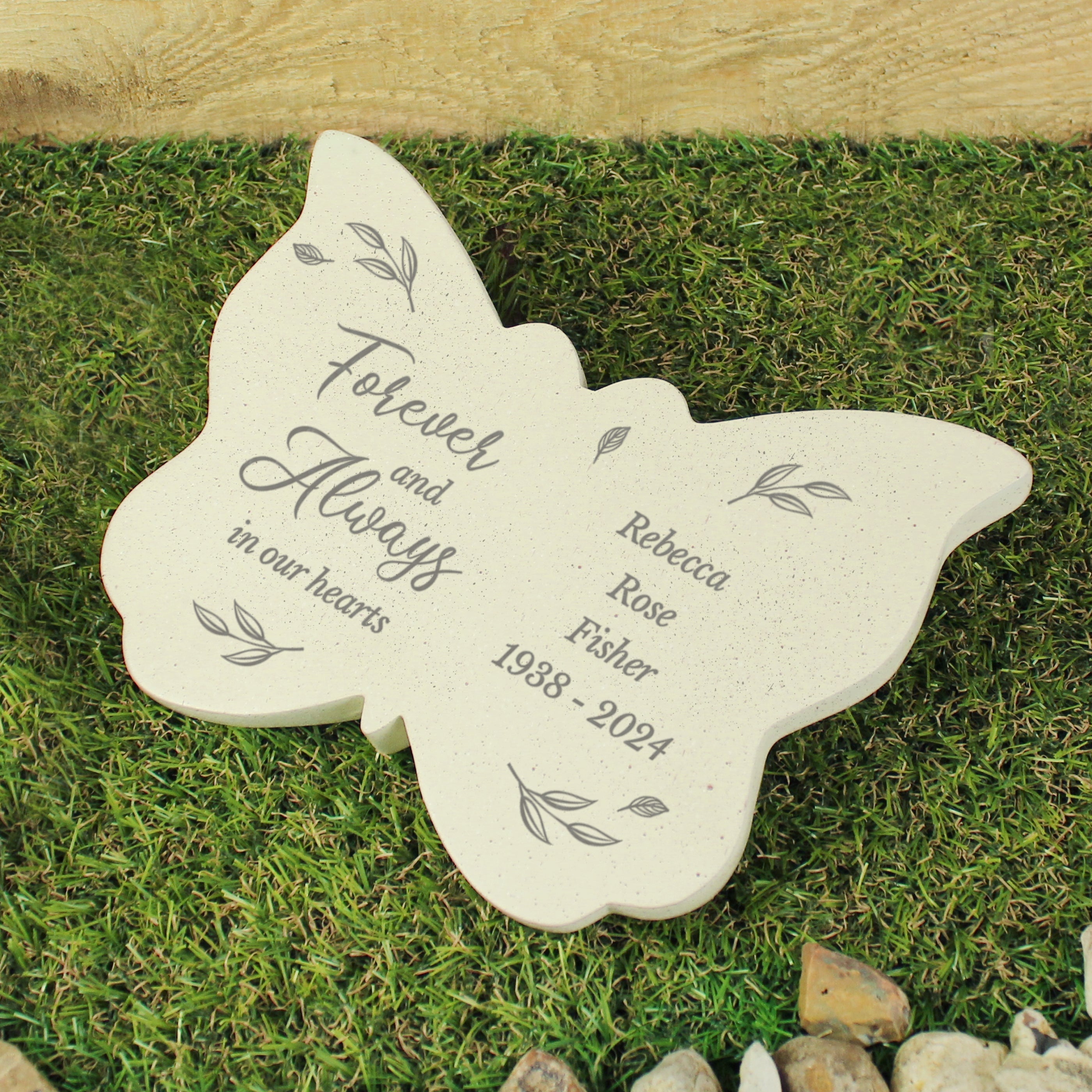 Personalised Forever And Always Memorial Butterfly