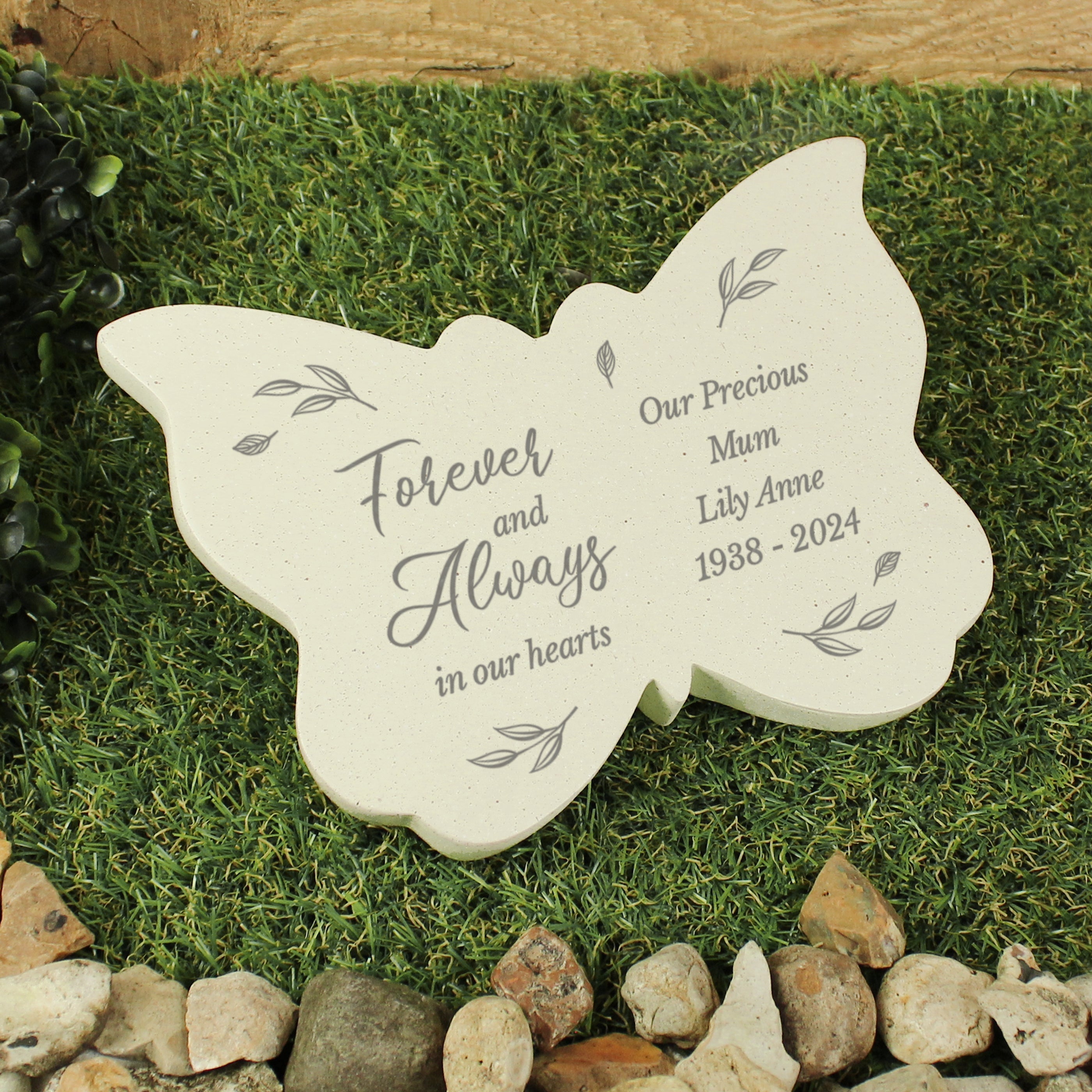 Personalised Forever And Always Memorial Butterfly