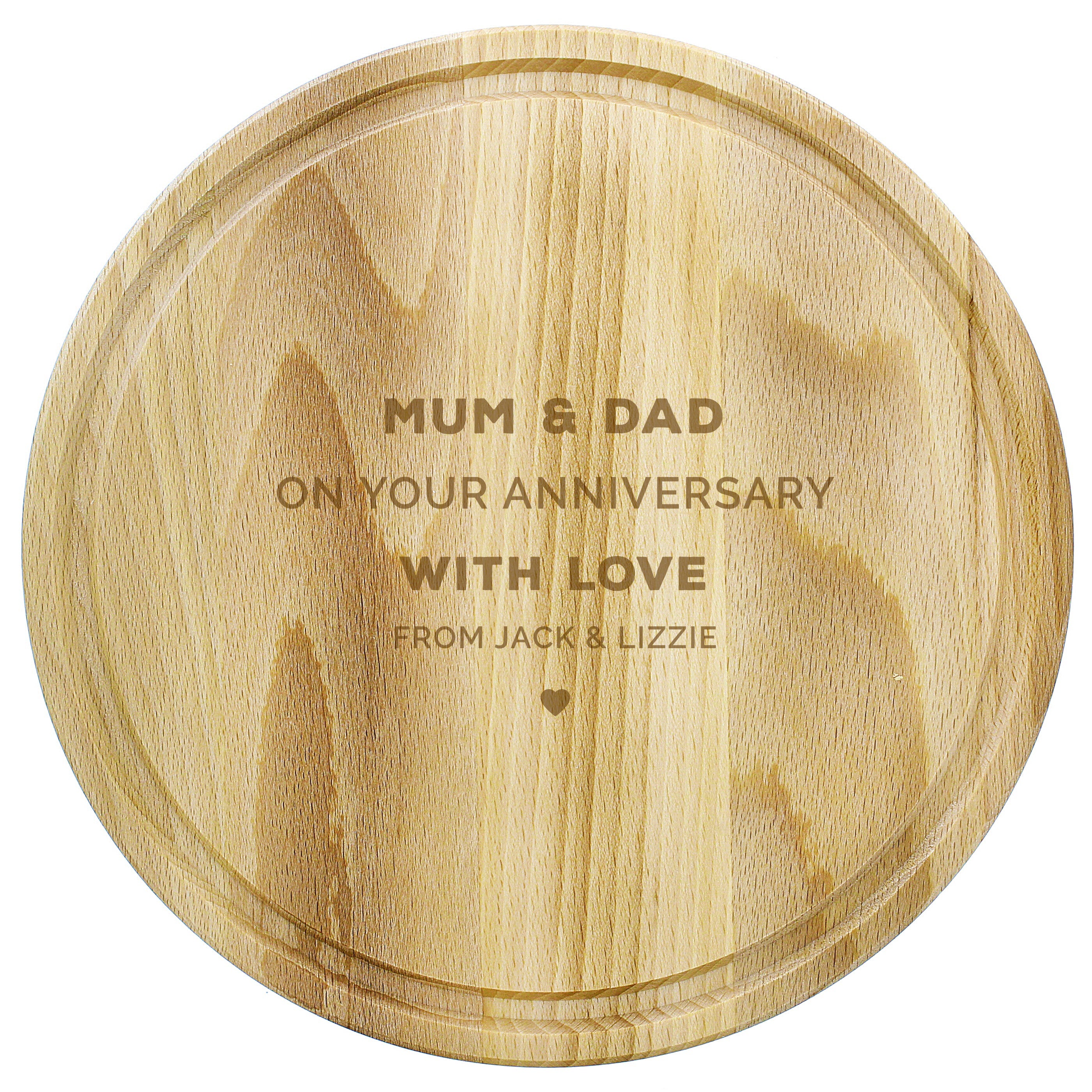 Personalised Round Chopping Board