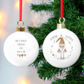 Personalised Scandinavian Christmas Gnome Bauble