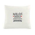 Personalised Mr & Mrs Cushion