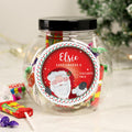 Personalised Santa 'Nice List' Sweet Jar
