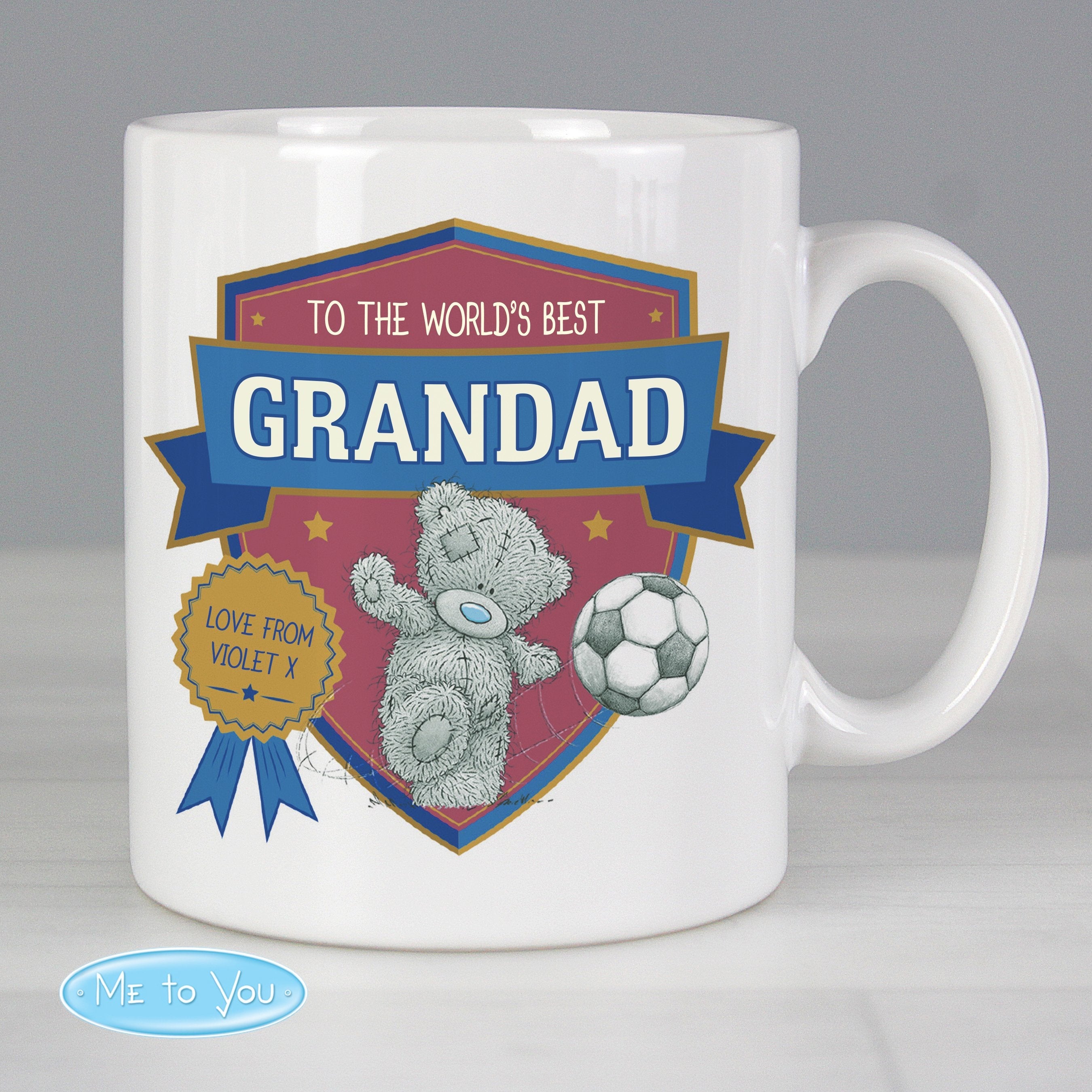 Personalised Me To You Football Mug