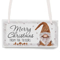 Personalised Scandinavian Gnome Wooden Sign