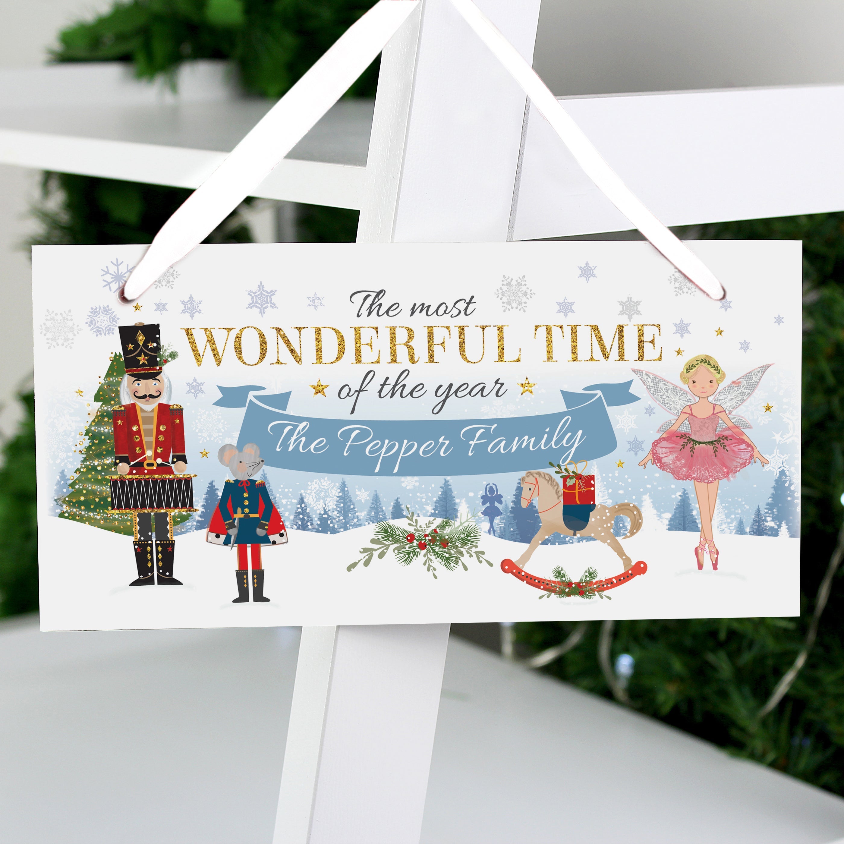 Personalised Nutcracker Wooden Sign