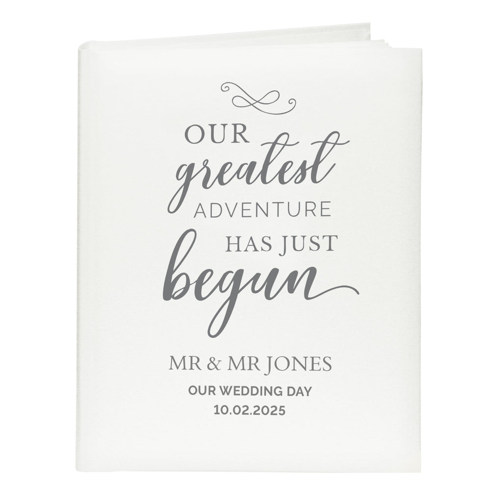 Personalised Our Greatest Adventure Traditional Album