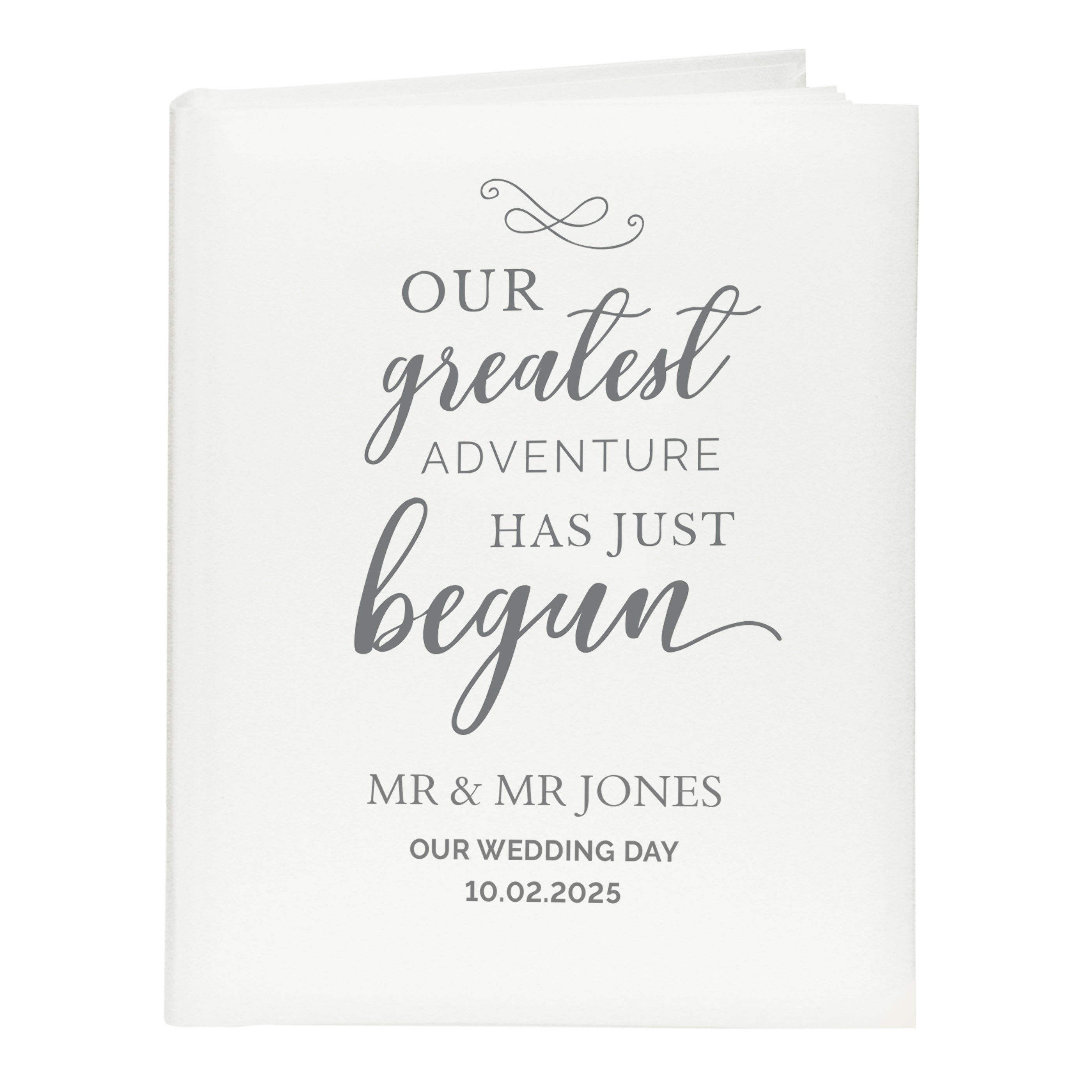 Personalised Our Greatest Adventure Traditional Album