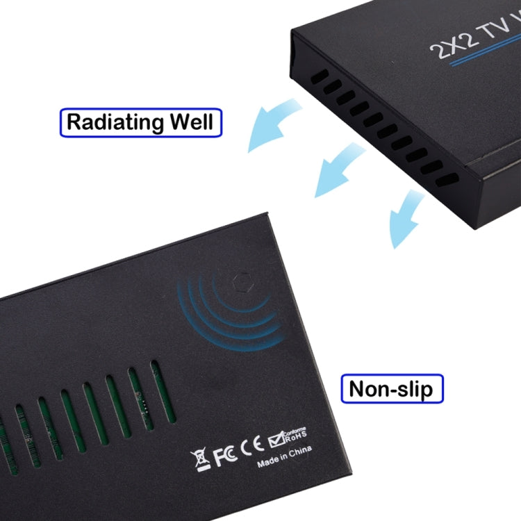 BT14 Ultra HD 4K x 2K 2X2 HDMI TV Wall Controller Multi-screen Splicing Processor, Ultra HD 4K x 2K