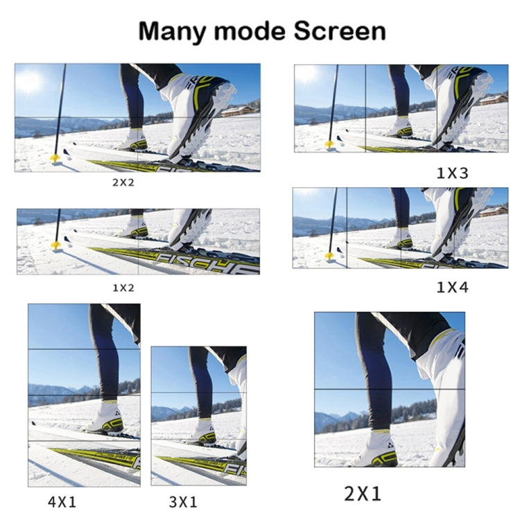 BT14 Ultra HD 4K x 2K 2X2 HDMI TV Wall Controller Multi-screen Splicing Processor, Ultra HD 4K x 2K