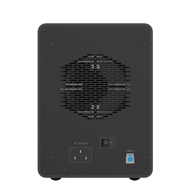 ORICO 9558U3 5-bay USB 3.0 Type-B Aluminum 3.5 inch SSD / SATA HDD Enclosure Storage Hard Disk Box for Laptop Computer Desktop PC, SSD / SATA (Black)