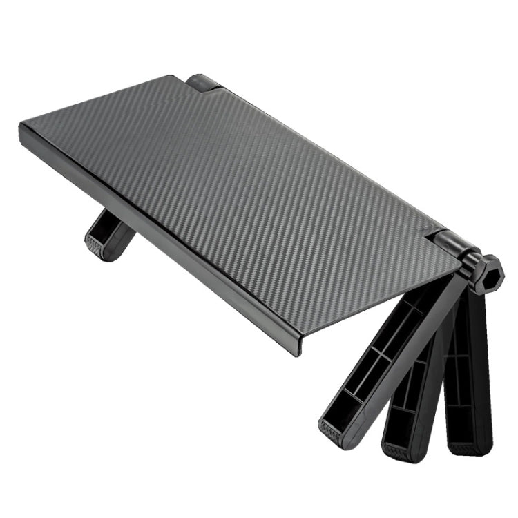 Television Computer Monitor Shelf Remote Control Set-top Box Storage Bracket (Black)