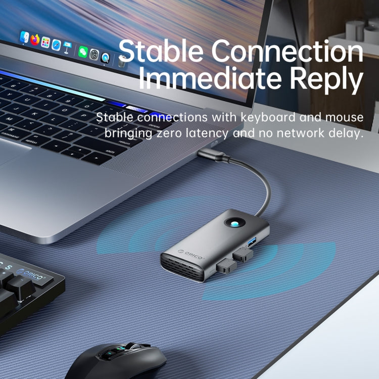 ORICO PW11-5P Type-C / USB-C 5-in-1 5Gbps Multifunction Docking Station(Silver)