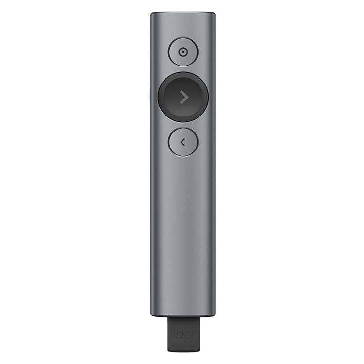 Logitech Spotlight 2.4Ghz USB Wireless Presenter PPT Remote Control Flip Pen, Spotlight (Gold), Spotlight (Grey)