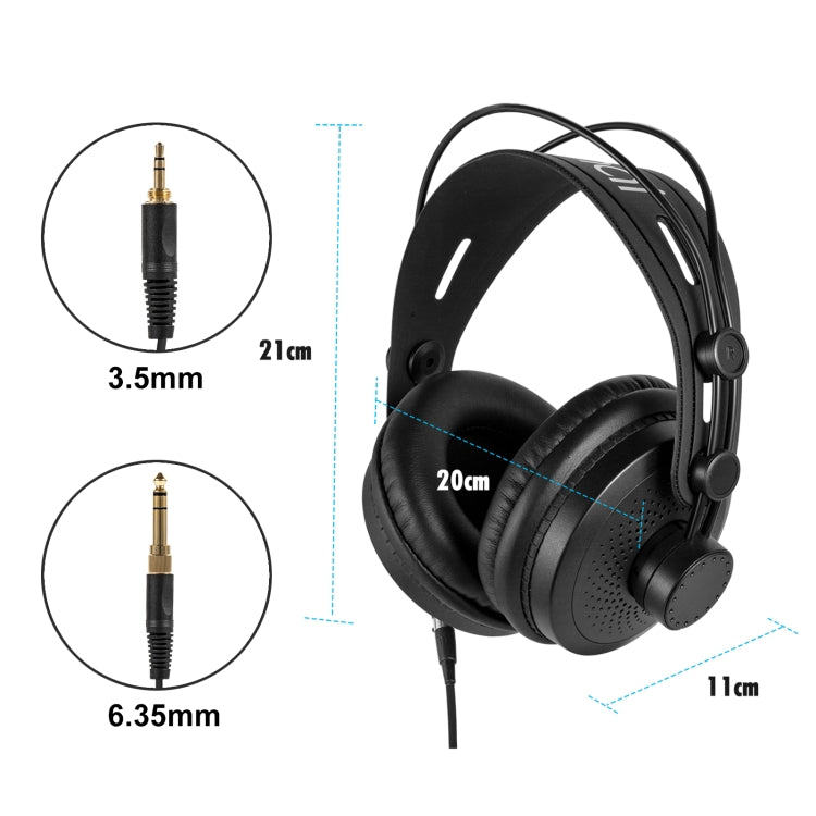 Yanmai D68 Recording Monitor Headphone (Black Blue)