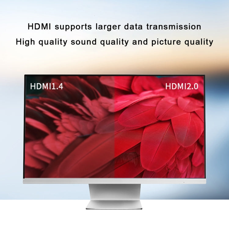 AYS-14V20 HDMI 2.0 1x4 4K Ultra HD Switch Splitter, 1x4 4K