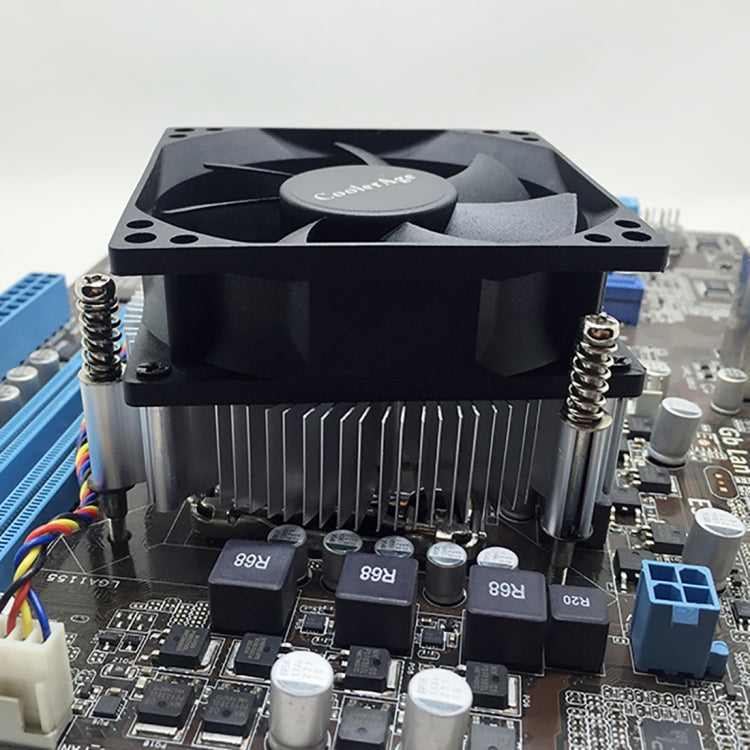 4Pin CPU Cooler Mute Silent Fan Heat Sink for Intel 1155 / 1151 / i3 / i5, Intel 1155 / 1151 / i3 / i5