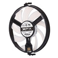 GPU Cooler Graphics Card Fan VGA Cards blower Cooler for XFX RX470 RX480, with Red Light, Red Light