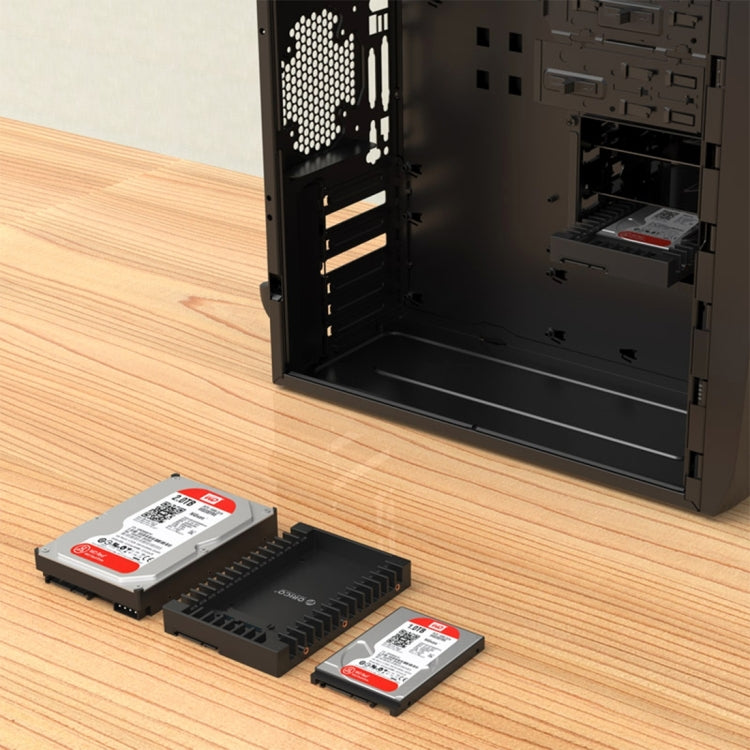 ORICO 1125SS SATA 3.0 Fast Transfer Speed 2.5 to 3.5 inch Hard Drive Caddy / Convertor Enclosure(Black)