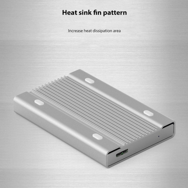 Blueendless U23Q SATA 2.5 inch Micro B Interface HDD Enclosure with Micro B to USB Cable, Support Thickness: 15mm or less