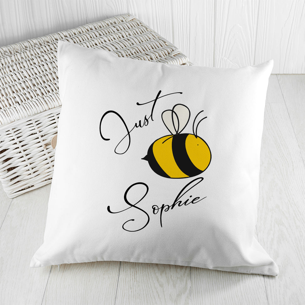 Personalised Bee You Cushion Cover