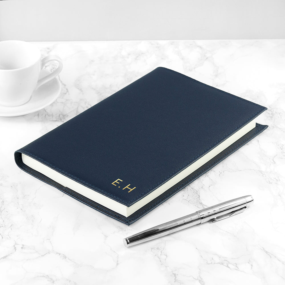 Personalised Luxury Leather Refillable Notebook