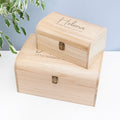 Personalised Kids Special Message Keepsake Wooden Chest