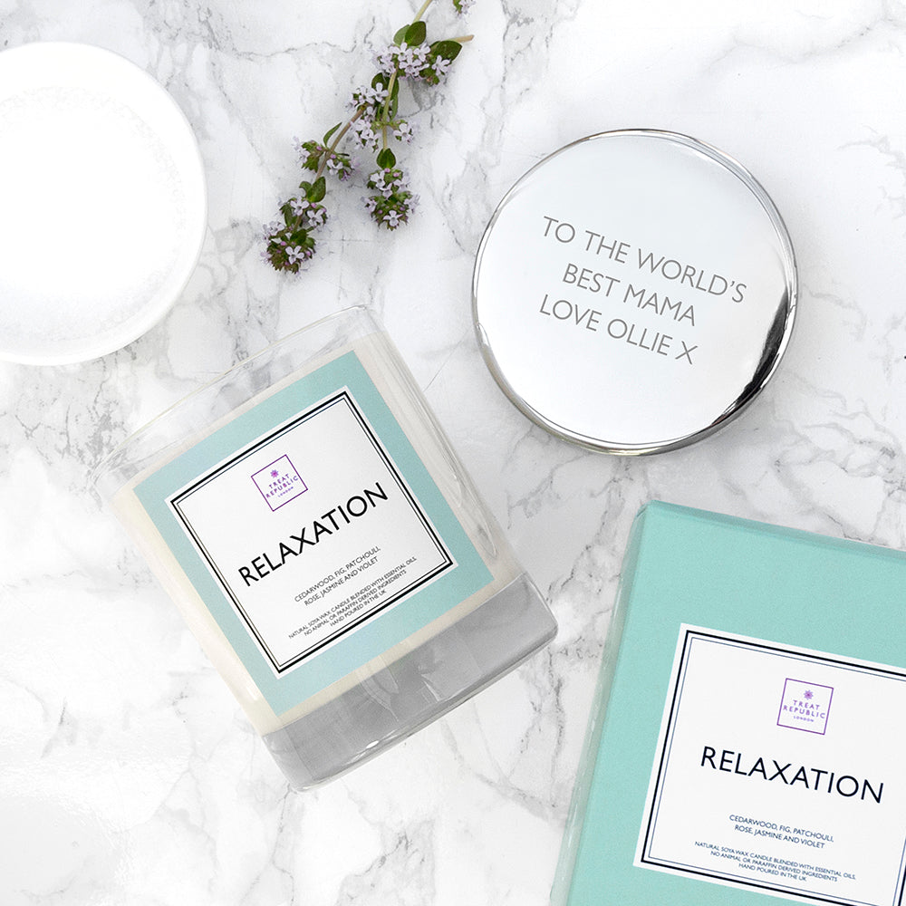 Treat Republic Personalised Relaxation Scented Candle
