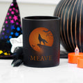 Personalised Halloween Howling Wolf Candle Holder