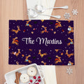 Personalised Reindeer Pattern Placemat