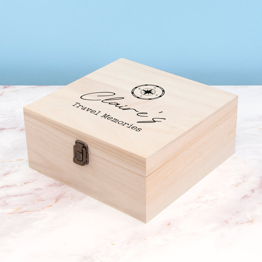 Personalised Travel Memories Box
