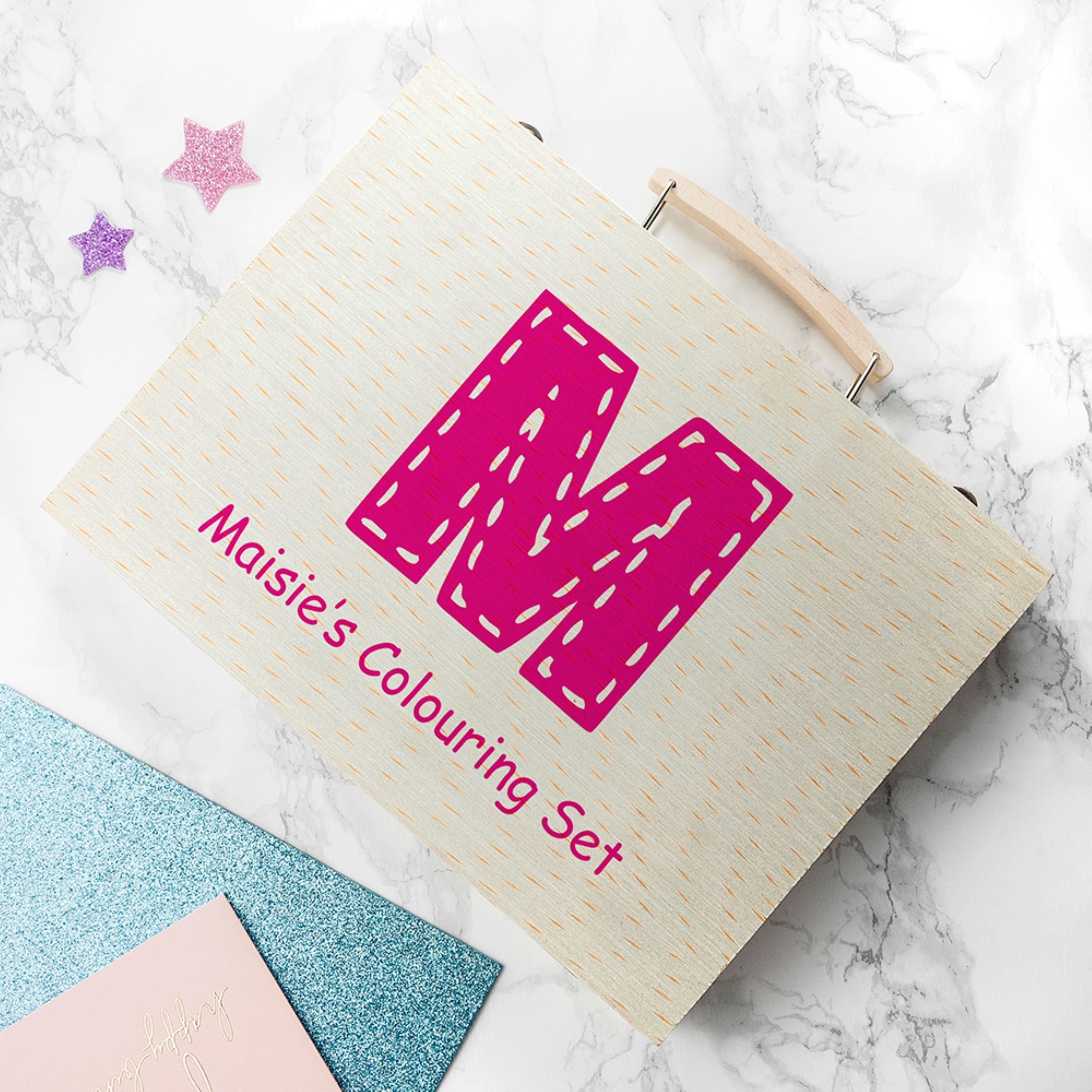 Personalised Children's Colouring In Set