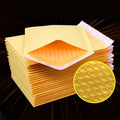 200pcs Kraft Paper Envelope Bag Express Bubble Bag Packaging Bag, Size: 19x28+4cm, 19x28+4cm