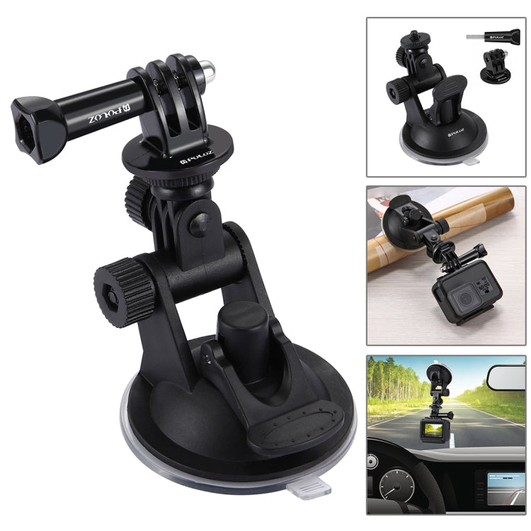 PULUZ 53 in 1 Accessories Combo Kit (Chest Strap, Suction Cup, Monopod, Mounts) for GoPro & Action Cameras
