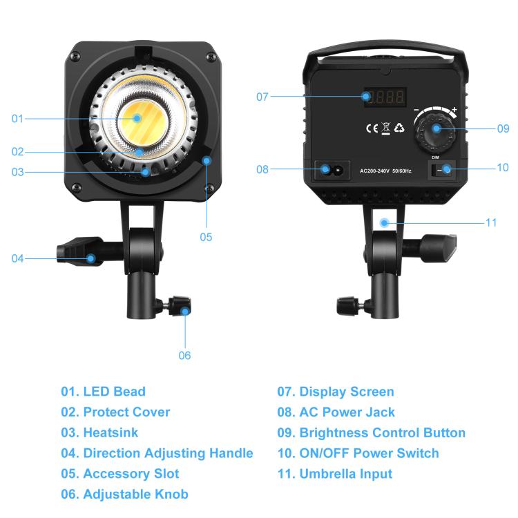 PULUZ 220V 120W Studio Video Light + 2.8m Light Holder + 65cm Foldable Lantern Softbox Photography Kit, 120W 2700K-6500K Light 2.8m Light Holder Kit US Plug, 120W 2700K-6500K Light 2.8m Light Holder Kit EU Plug                                          ...