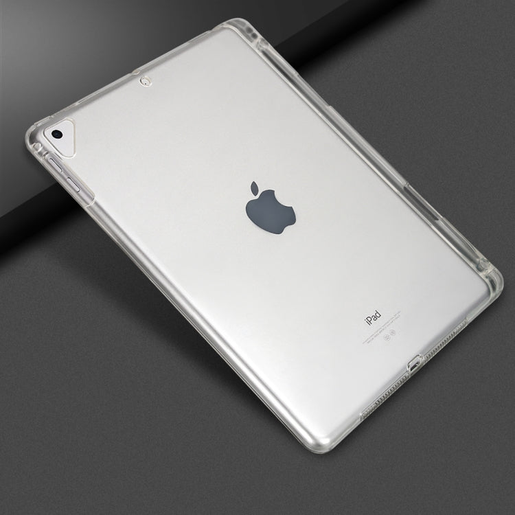 Transparent TPU Soft Protective Back Cover Case for iPad Pro 9.7 inch & iPad 9.7 (2018) & iPad 5 & 6, with Pen Slots