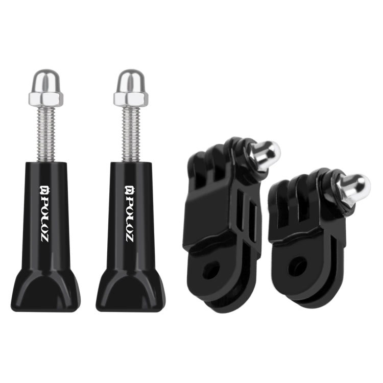 PULUZ Adjustable 3-Way Pivot Arm with 2 Long Screws for PULUZ Action Sports Cameras Jaws Flex Clamp Mount for GoPro, Insta360, DJI and Other Action Cameras