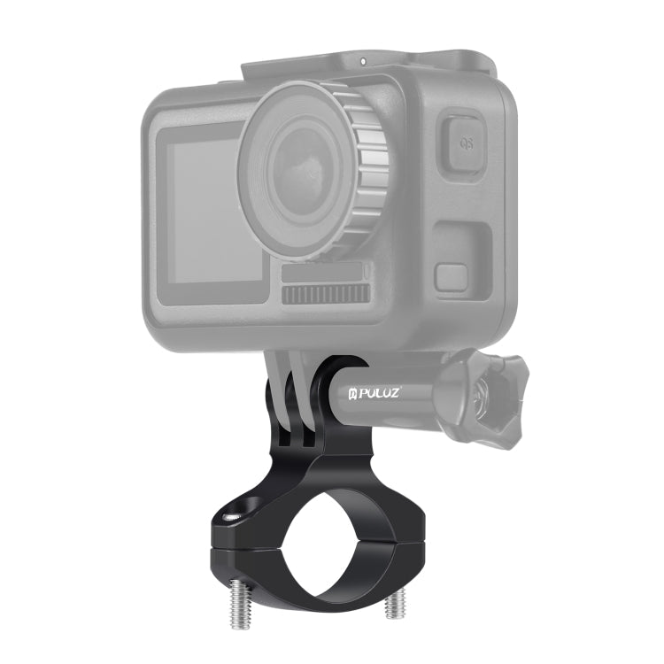 PULUZ Aluminum Bike Handlebar Mount for GoPro HERO12/11/10/9 & Action Cameras (Black)