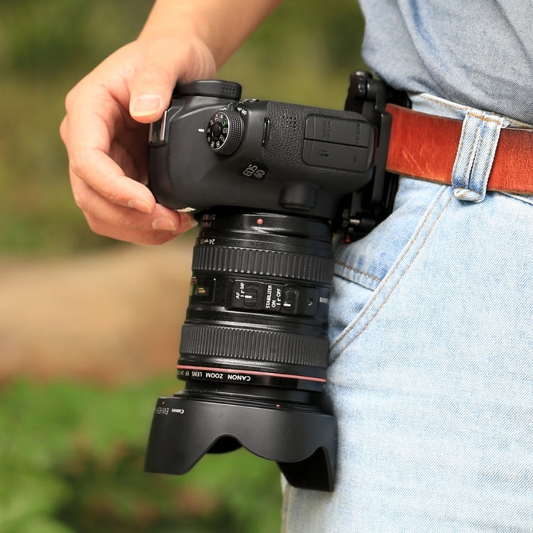 PULUZ Capture Camera Clip Aluminum Alloy Quick Release Clip with Plate, Capture Clip