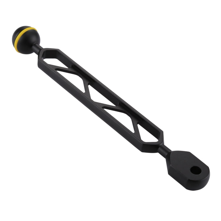 PULUZ 8 inch 20.3cm Aluminum Alloy Ball Arm for Underwater Torch / Video Light, Ball Diameter: 2.5cm, 8 inch Single Ball