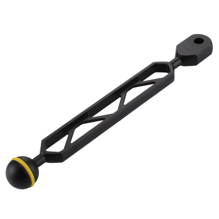 PULUZ 8 inch 20.3cm Aluminum Alloy Ball Arm for Underwater Torch / Video Light, Ball Diameter: 2.5cm, 8 inch Single Ball