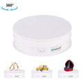 PULUZ 15cm USB Electric Rotating Turntable Display Stand Video Shooting Props Turntable for Photography, Load 1-5kg(White)