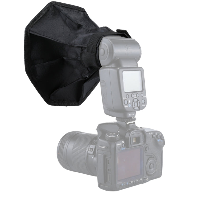 PULUZ 20cm Octangle Style Foldable Soft Flash Light Diffuser Softbox
