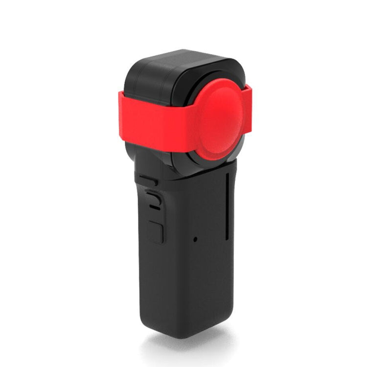 PULUZ Silicone Protective Case with Lens Cover for Insta360 One RS 1-Inch 360 Edition, Silicone Case(Red), Silicone Case(Black)